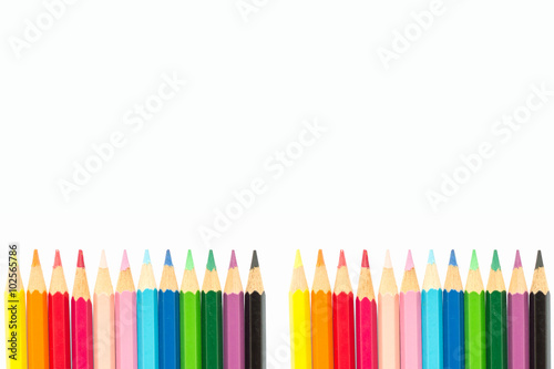 Color pencil on white background.