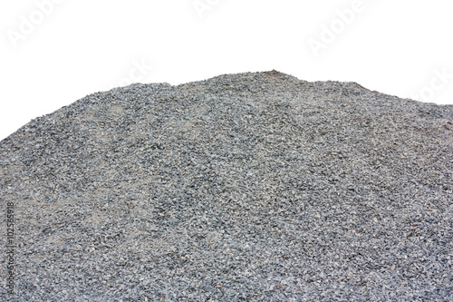 Pile of grave, isolated on white background.