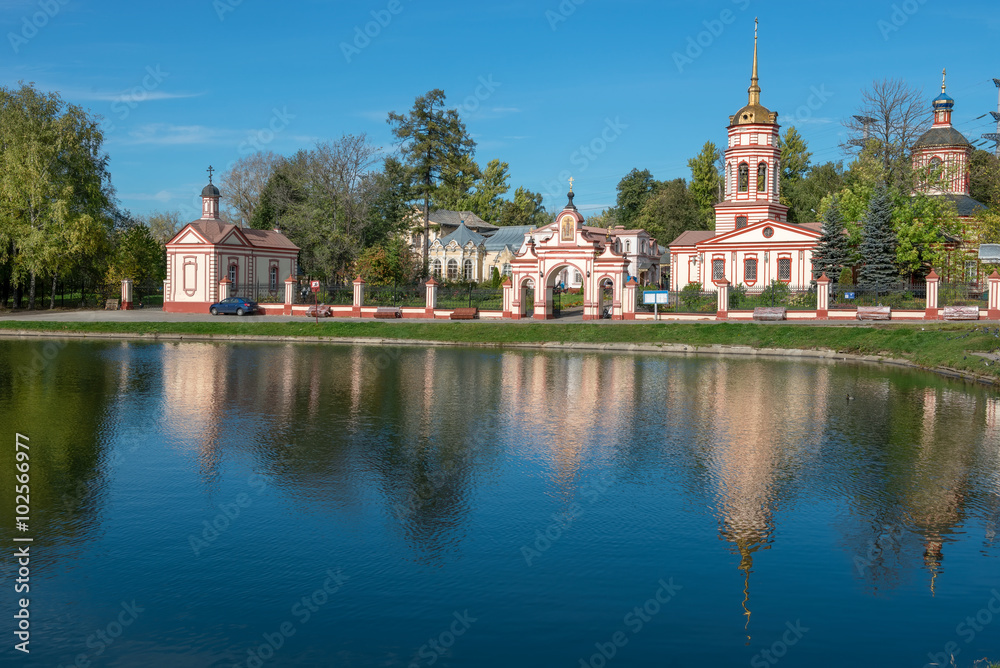 Altufyevo Manor and Church of the Exaltation of the Holy Cross.