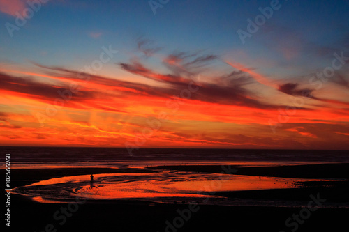 Oregon Beach Sunset in Lincoln City © Joshua Rainey
