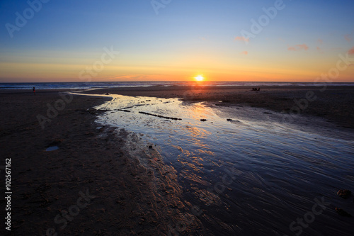 Oregon Beach Sunset in Lincoln City