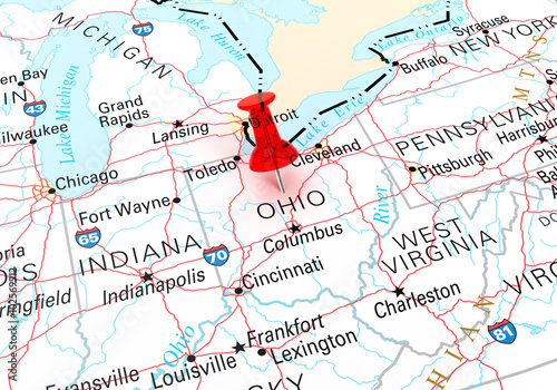 Ohio Map photo