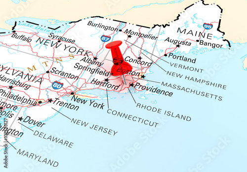 Rhode Island Map photo