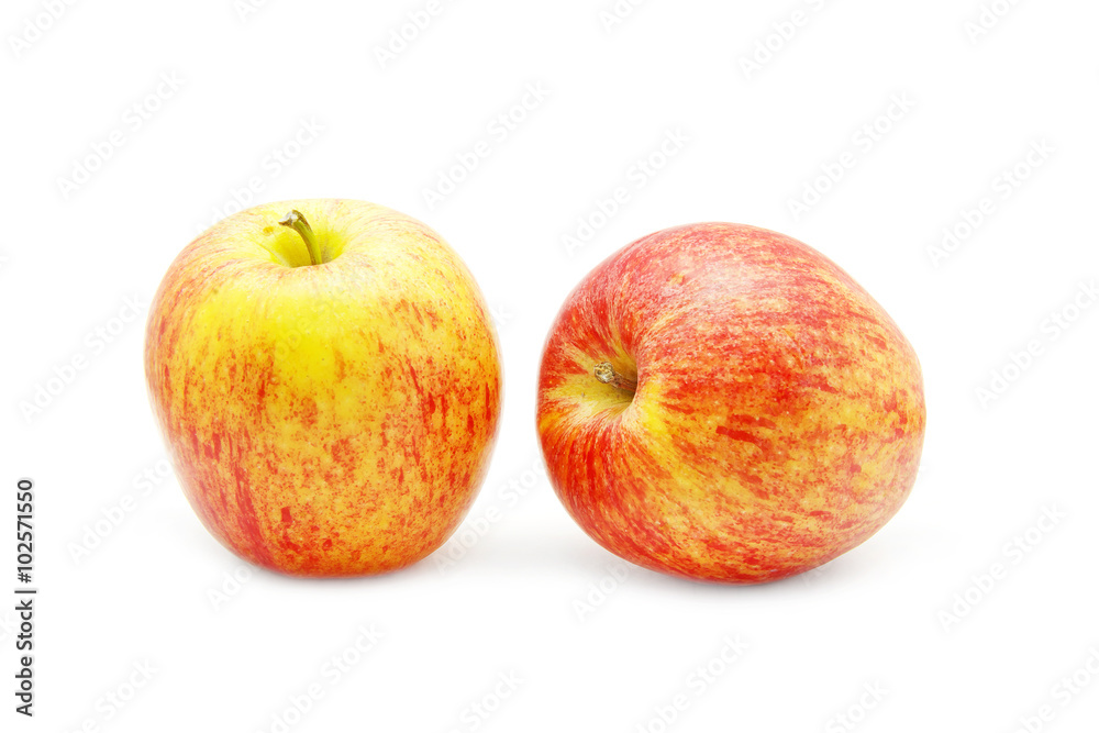 Fresh red apple isolated on white Fresh red apple isolated on white