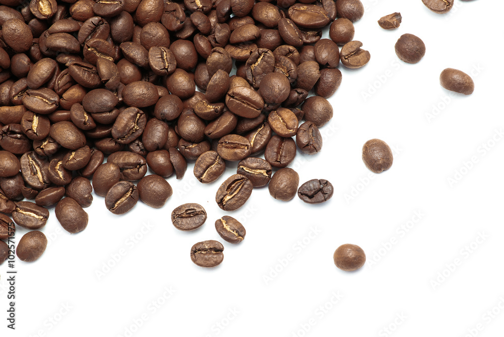 Coffee Beans isolated on white Coffee Beans isolated on white