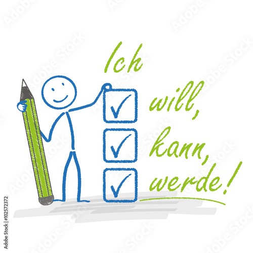 Stickman Checklist Motivation
