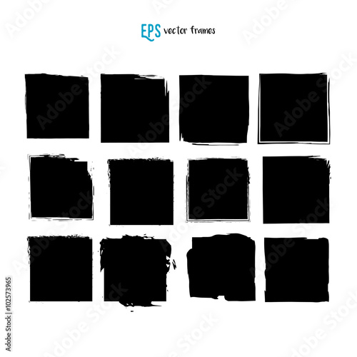 vector brush stroke collection