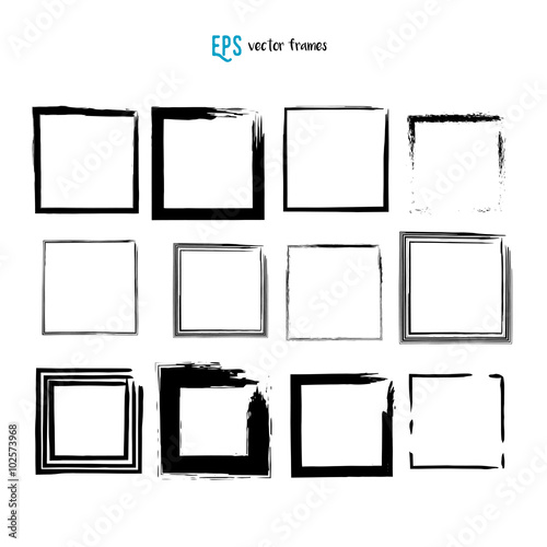 vector brush stroke collection