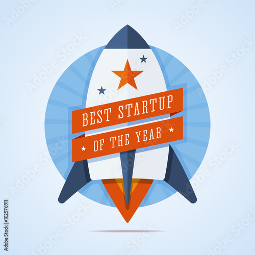 Best startup of the year illustration.