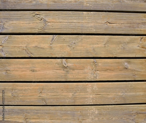 Vertical wooden planks