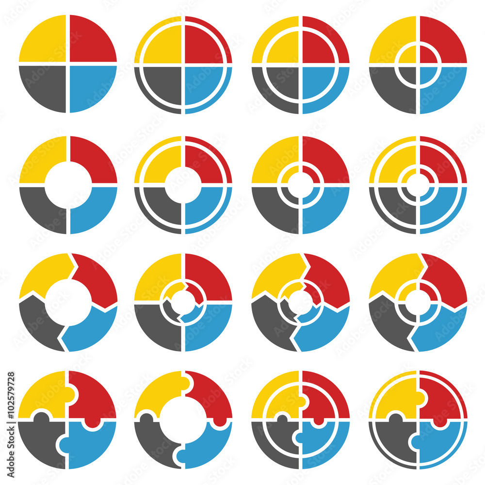 Diagram vector set. Diagram vector set.