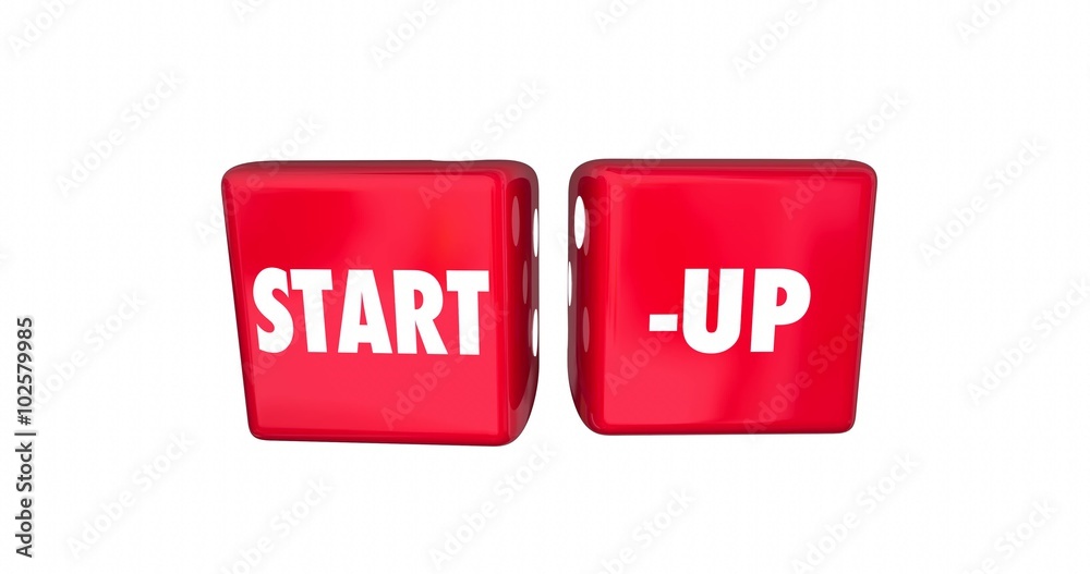 Start-Up New Business Venture Opportunity Roll Dice Animation 4K Start-Up New Business Venture Opportunity Roll Dice Animation 4K