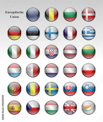 Europäische Union - Button-Set mit Länderflaggen Free Download Europäische Union - Button-Set mit Länderflaggen - GFXLoad