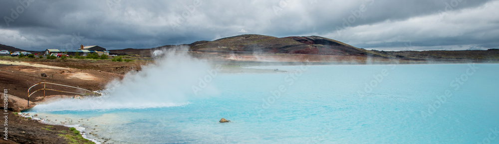 Geothermal pond, Myvatn