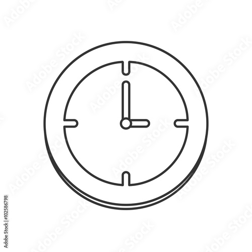 Clock icon line icon