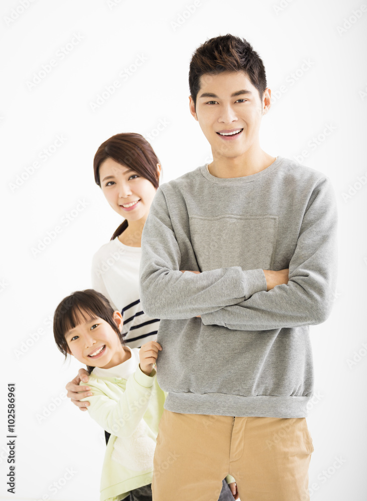 happy asian family standing together happy asian family standing together