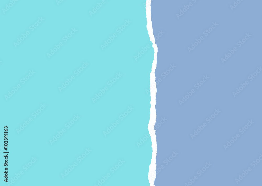 Ripped light blue paper Ripped light blue paper