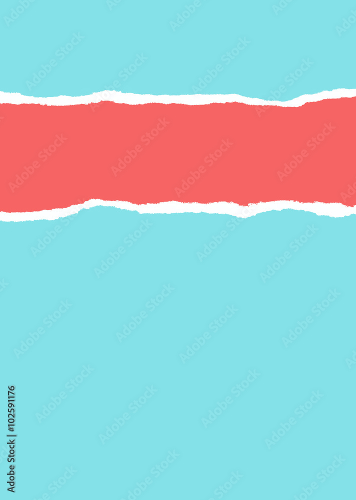 Torn light blue wrapping paper Torn light blue wrapping paper