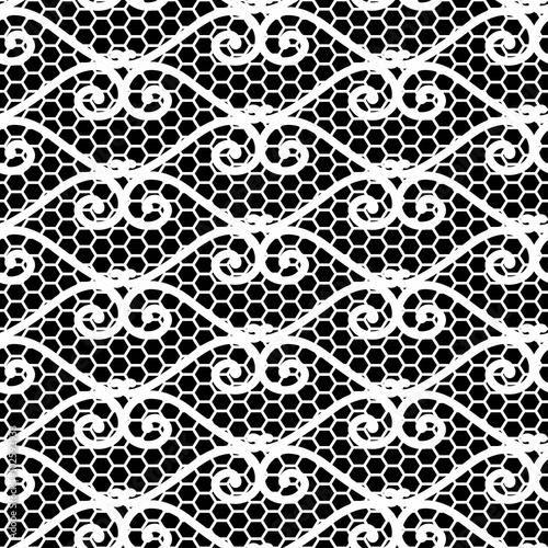 Seamless repeating lace pattern