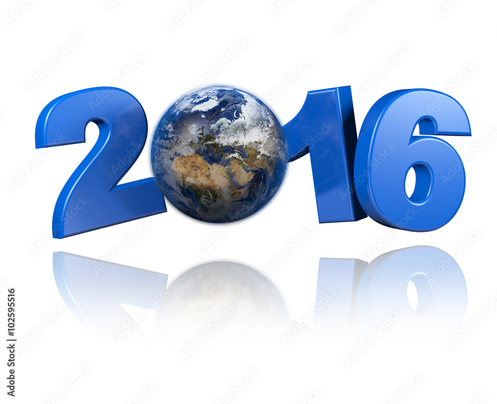 Europr centered Earth view 2016 design