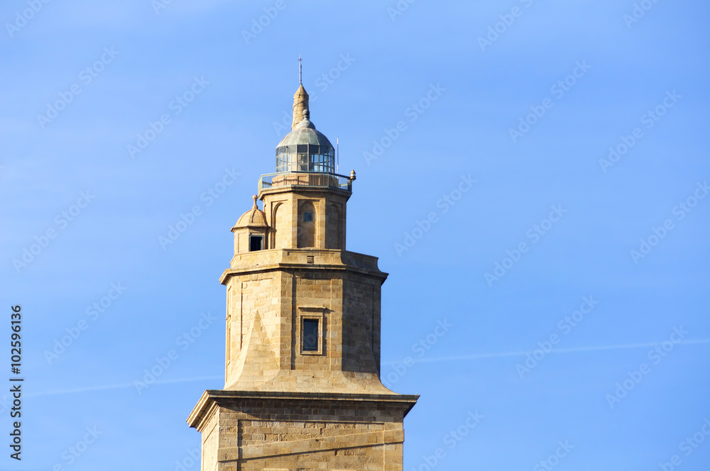 Hercules tower, Torre de Hercules, roman lighthouse , UNESCO world heritage