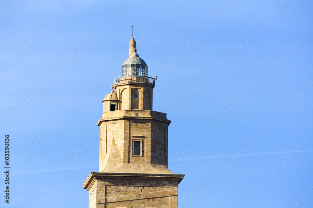 Hercules tower, Torre de Hercules, roman lighthouse , UNESCO world heritage Hercules tower, Torre de Hercules, roman lighthouse , UNESCO world heritage