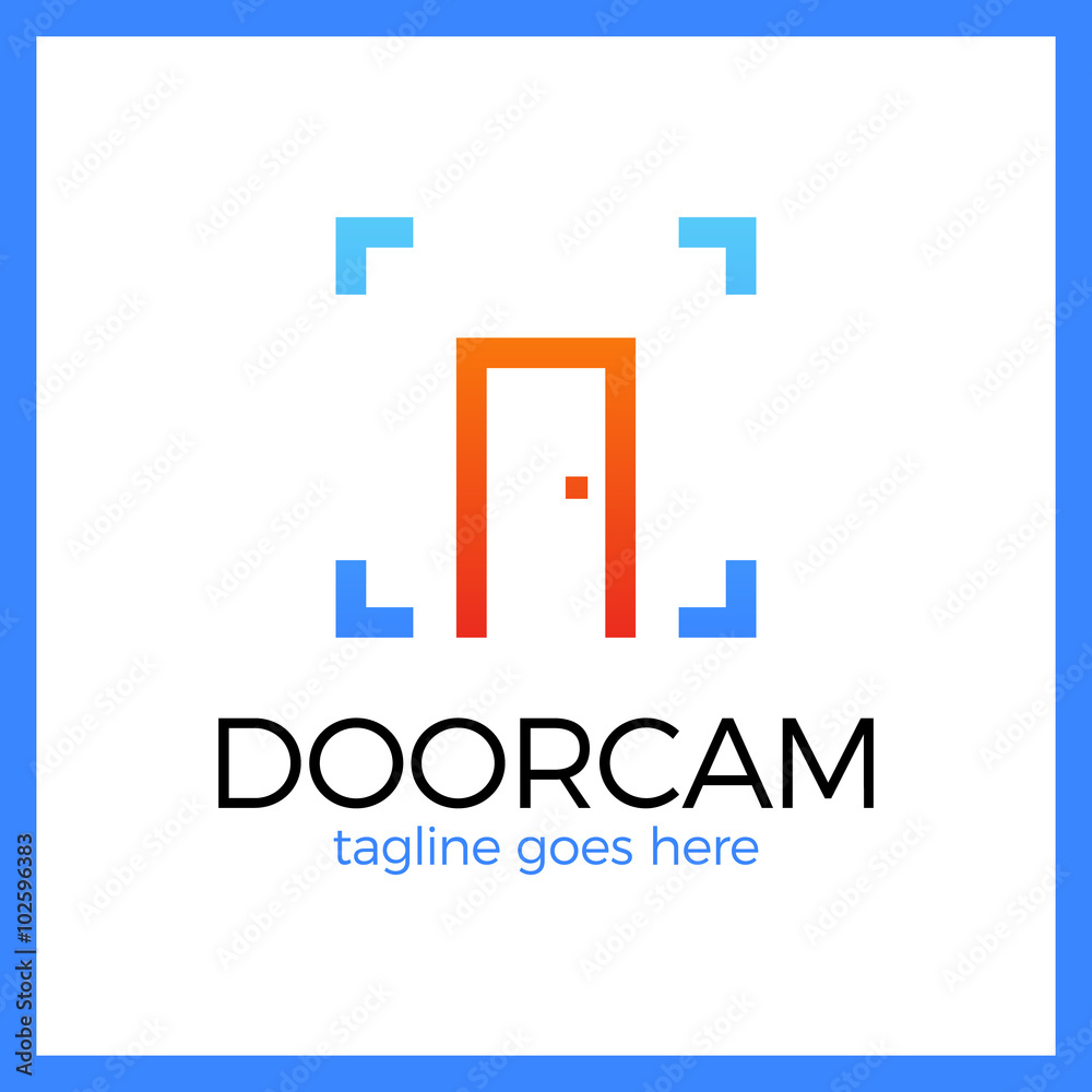 Line Door Photo Logo Line Door Photo Logo