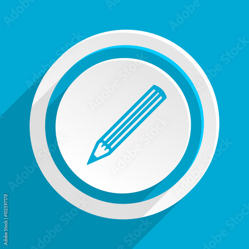 Free Download blue flat vector icon - GFXLoad