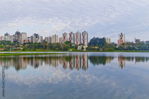 Birigui Park at Curitiba  Parana  Brazil.