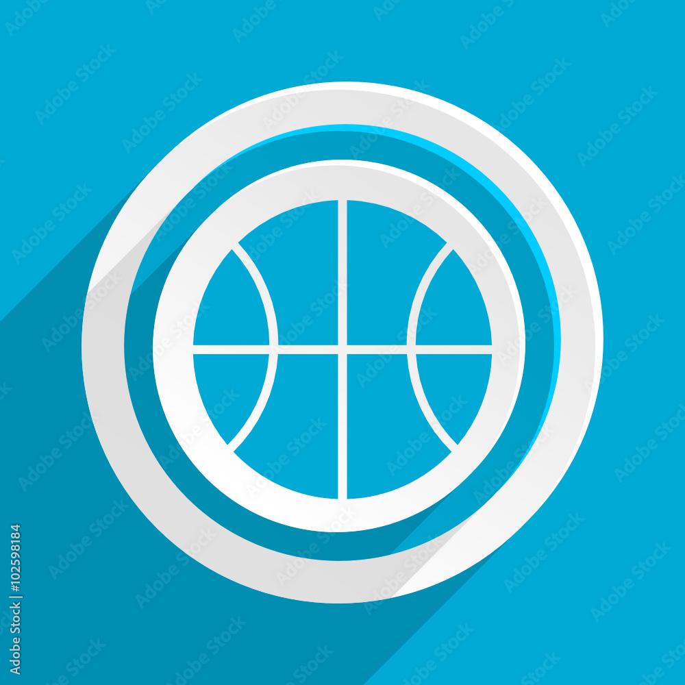 blue flat vector icon