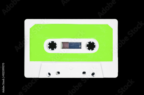 Close-up of old cassette