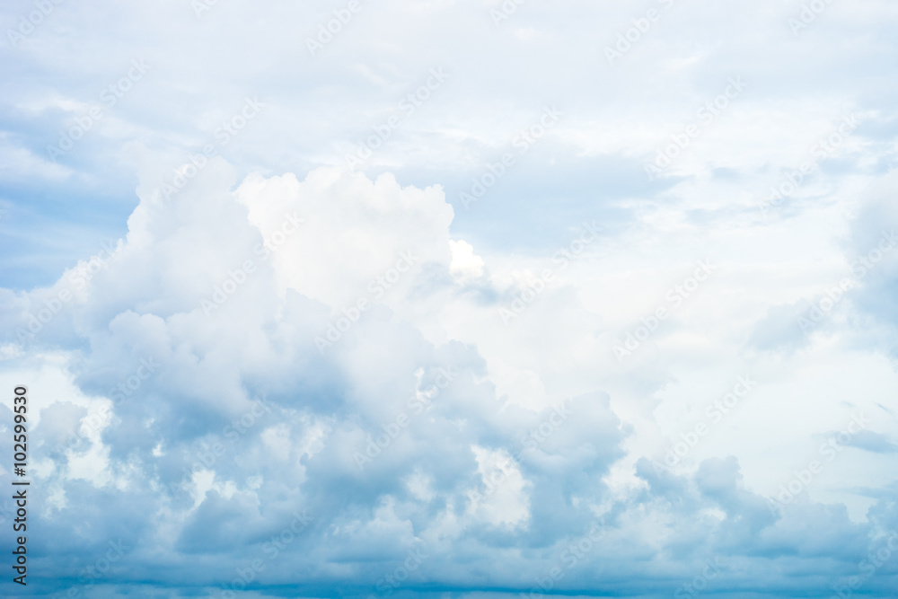Fototapeta blue sky clouds