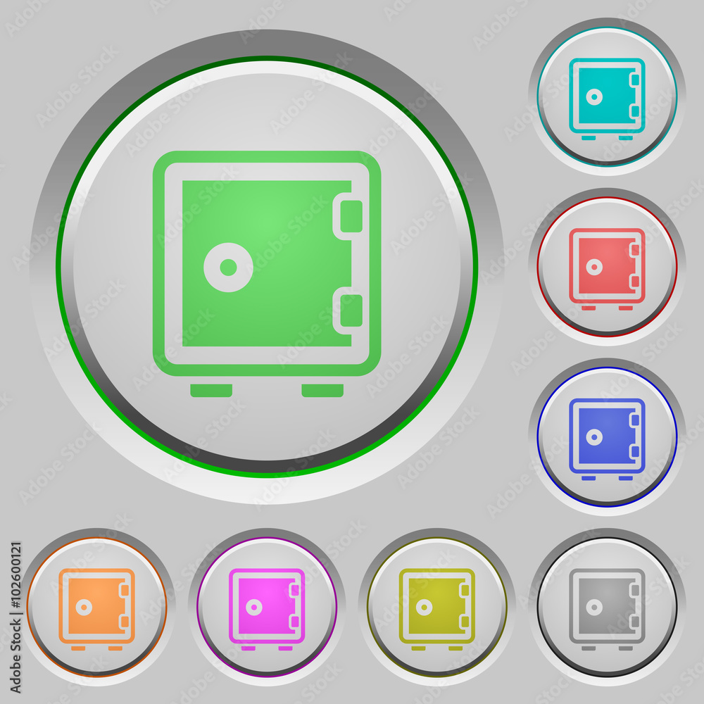 Strong box push buttons Strong box push buttons