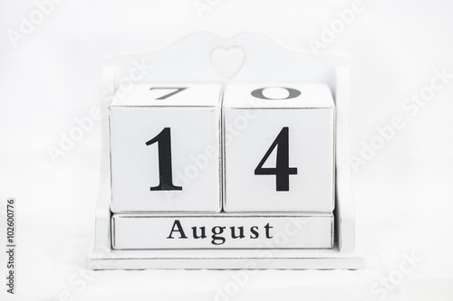 calendar august number