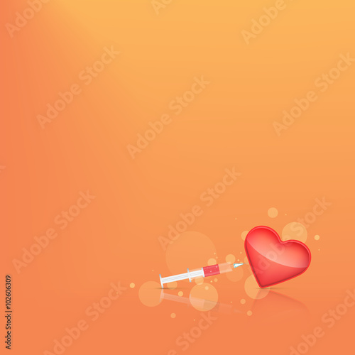 The concept for the background. Drugs suck life