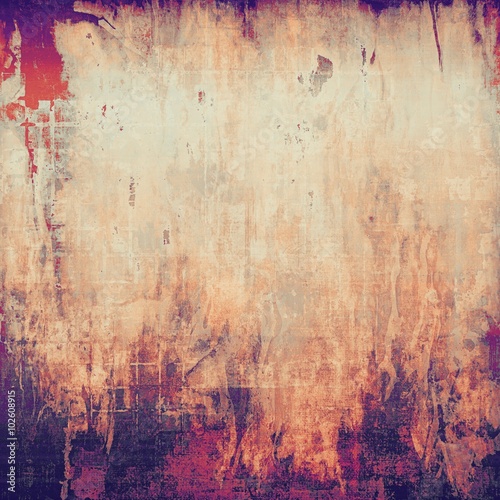 Grunge old texture as abstract background. With different color patterns: yellow (beige); brown; red (orange); pink; purple (violet)