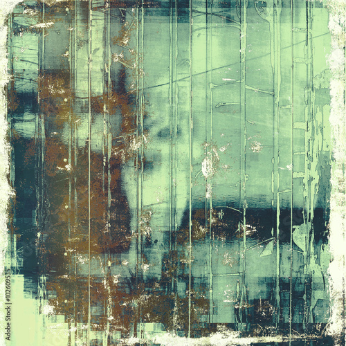 Grunge colorful background or old texture for creative design work. With different color patterns: brown; blue; green; white; cyan