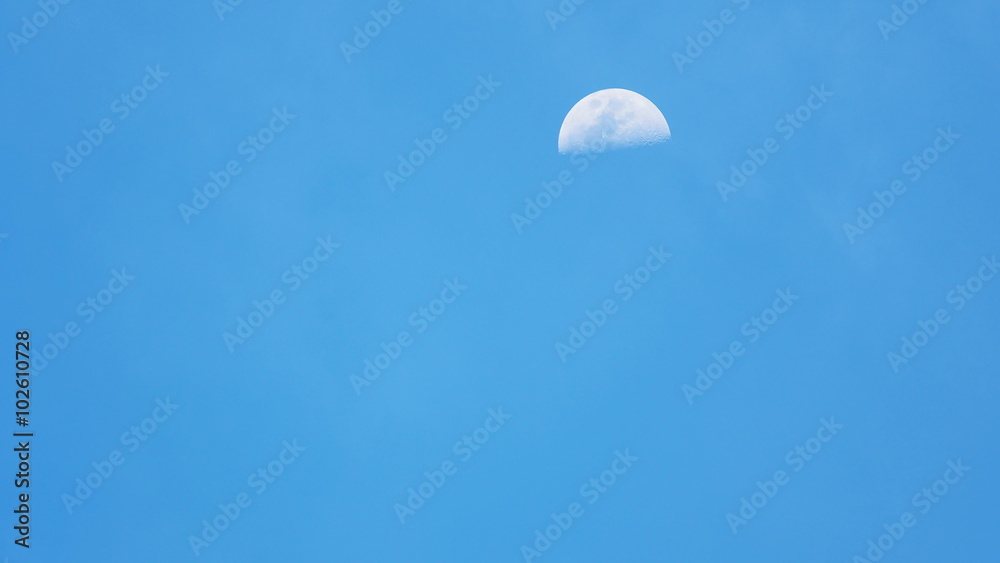 Time lapse Moon Blue Sky and clouds.
Time lapse Moon Blue Sky and clouds.