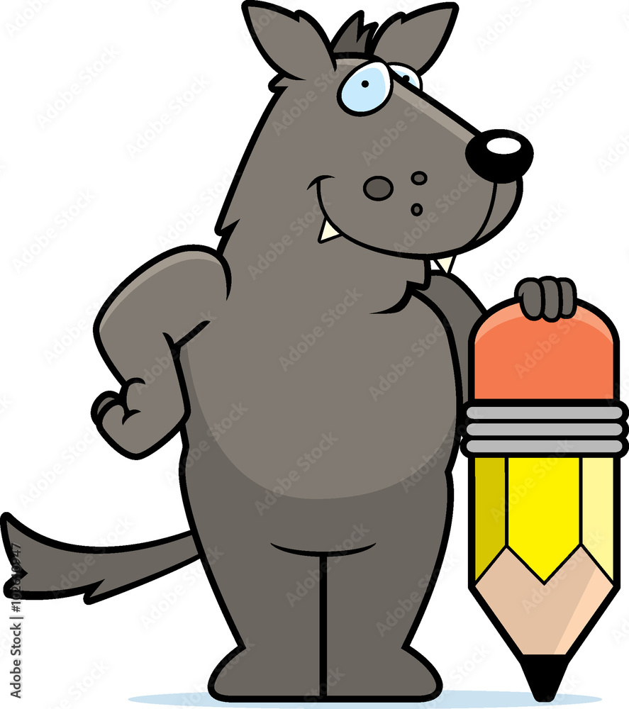 Obraz premium Wolf Pencil