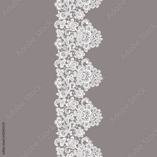 White Lace. Seamless Pattern.