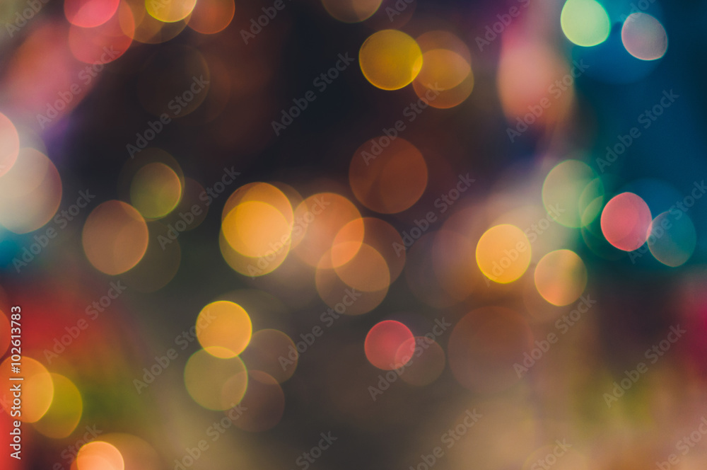 Abstract party lights on dark background Abstract party lights on dark background