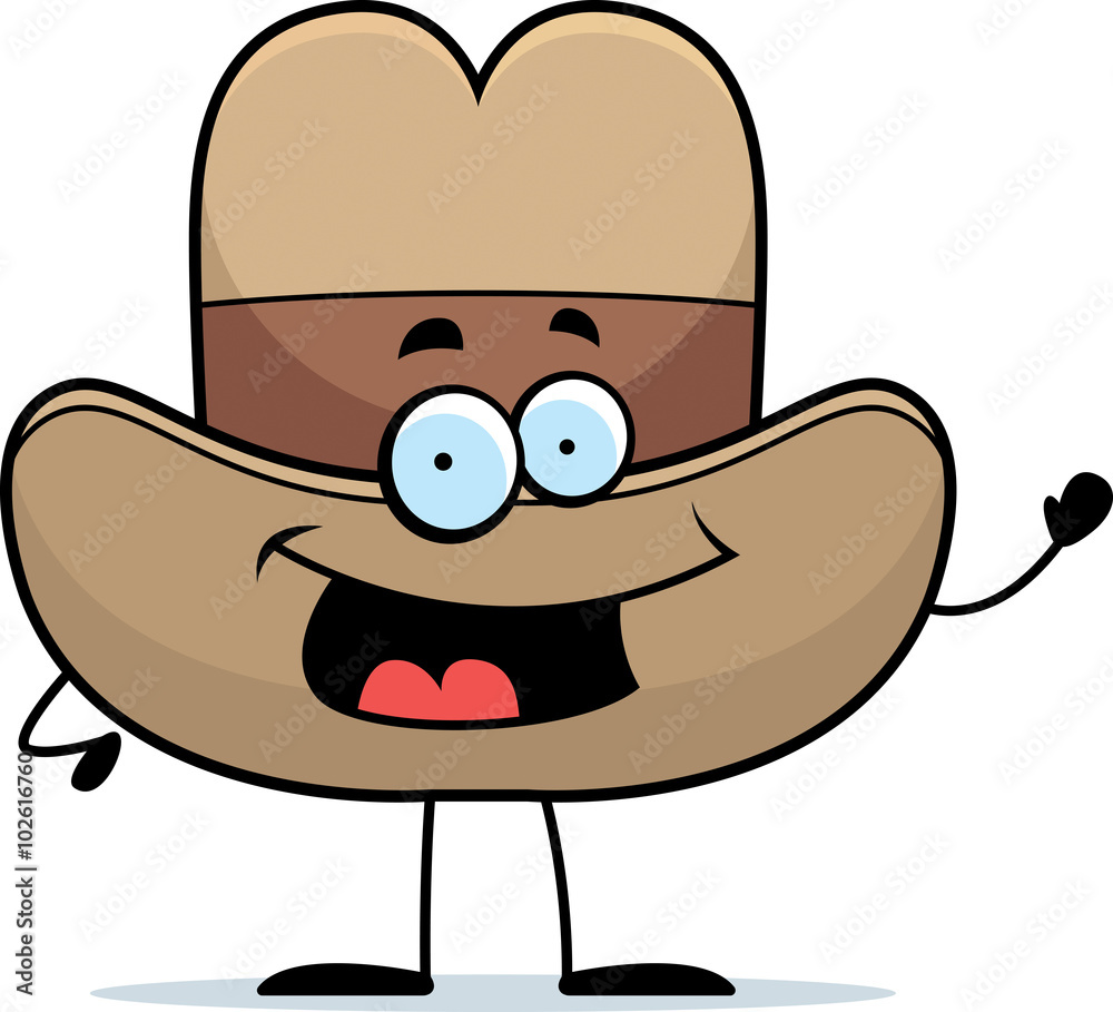 Obraz premium Cowboy Hat Waving
