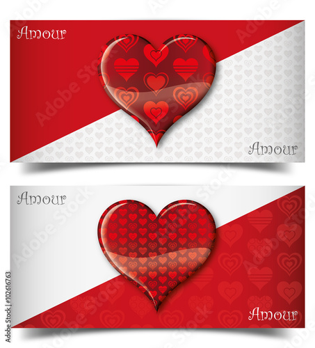 Carte Coeur Amour Love 4