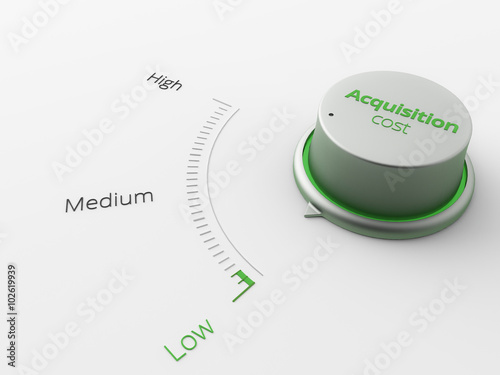a Button show low risk level for businesse photo