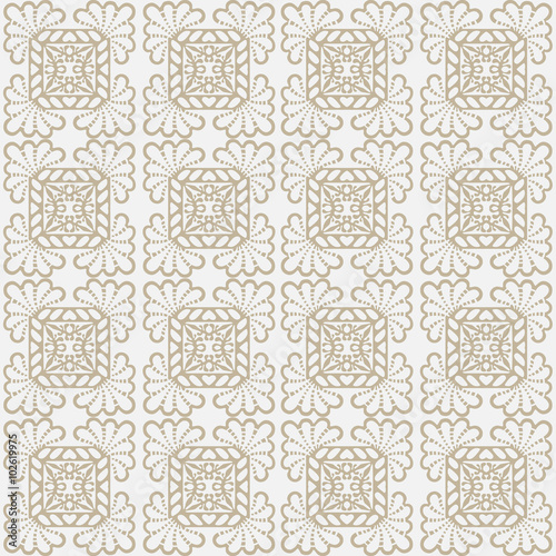 Seamless Decorative Geometric Pattern