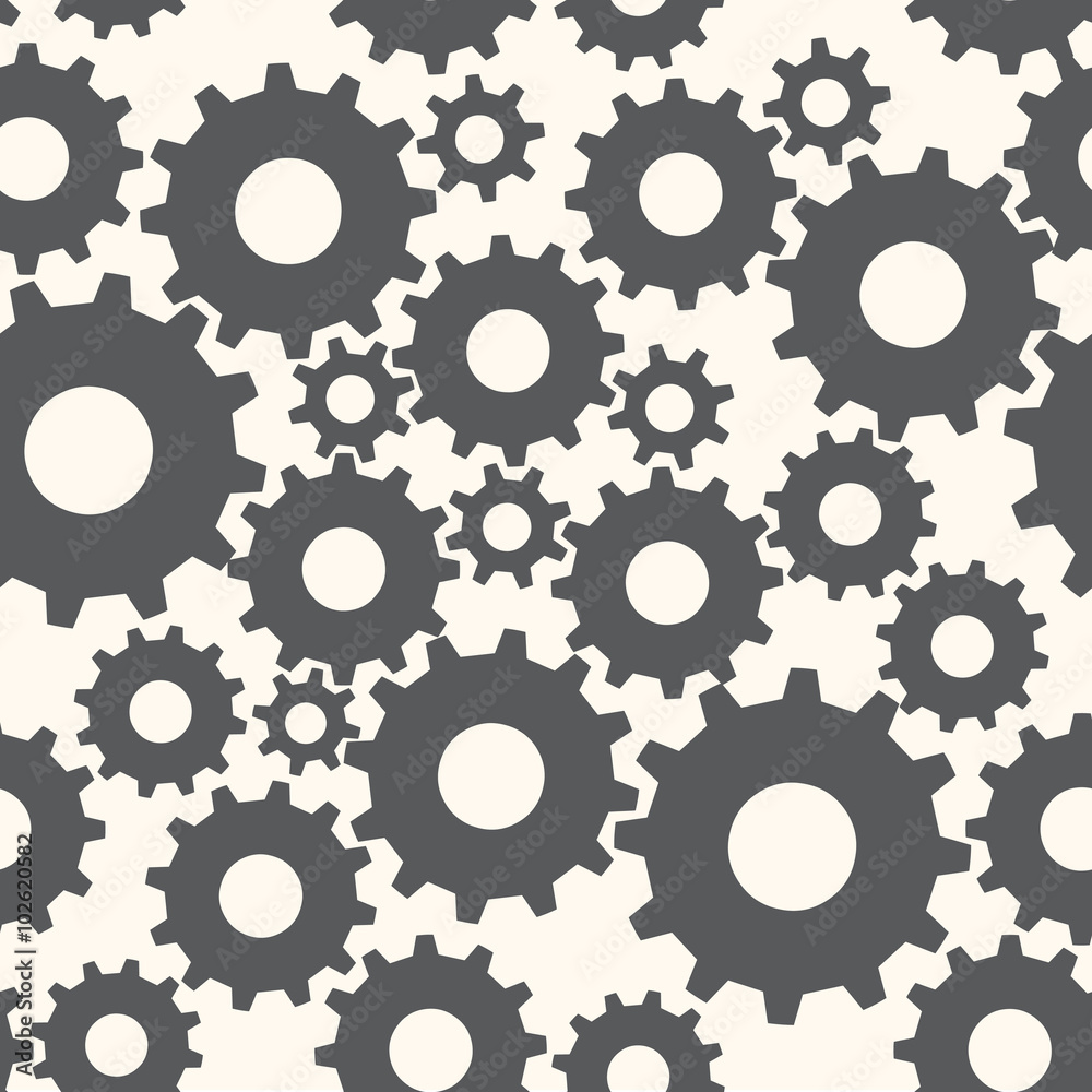 Seamless Cog Wheel Pattern Seamless Cog Wheel Pattern