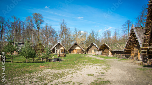 Biskupin settlement houses