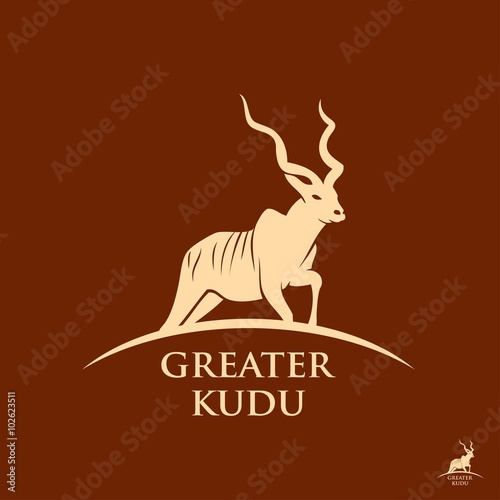 Kudu antelope sign 