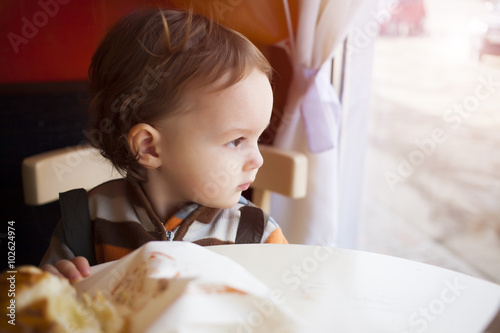 Portrait of a little boy.