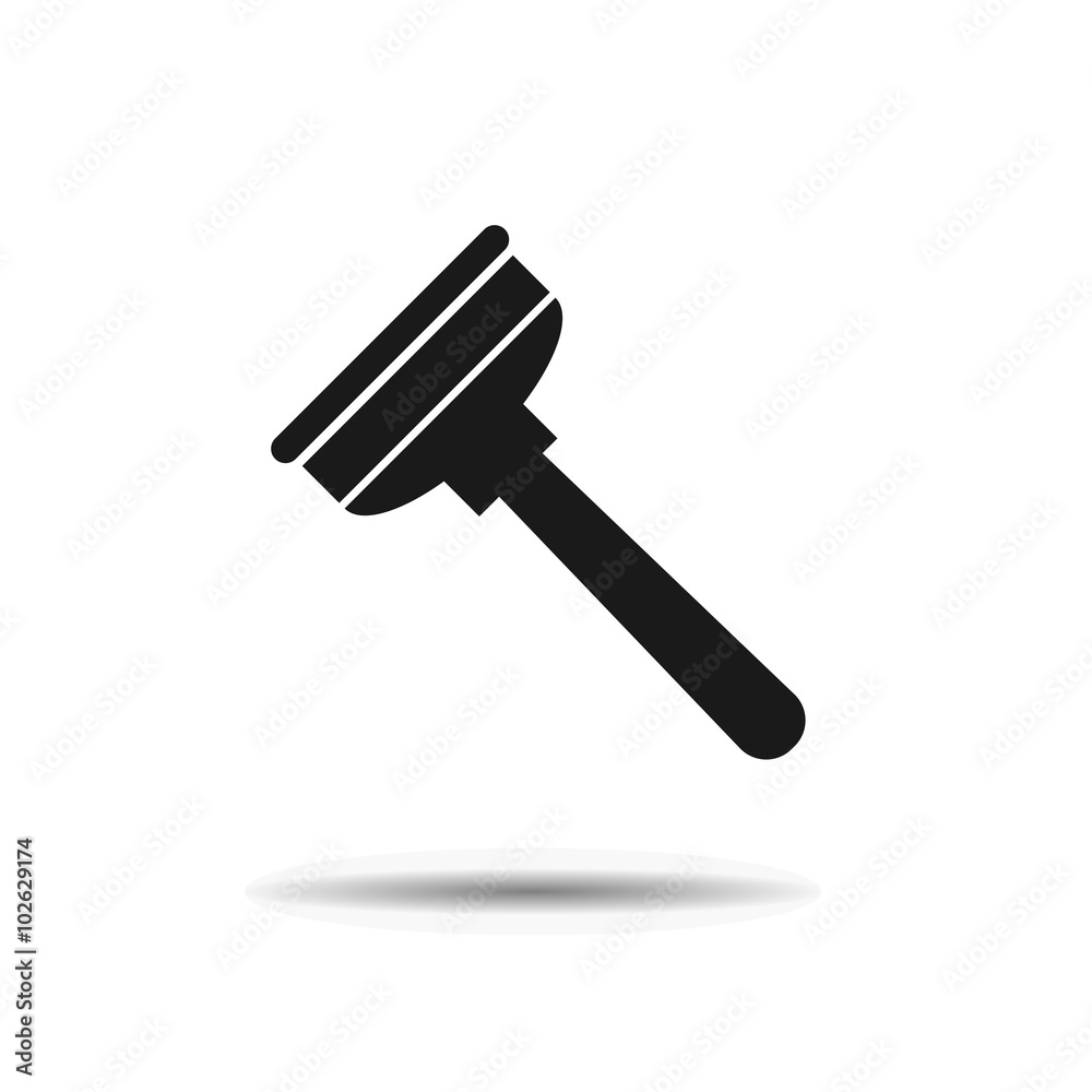 plumbing plunger black icon plumbing plunger black icon